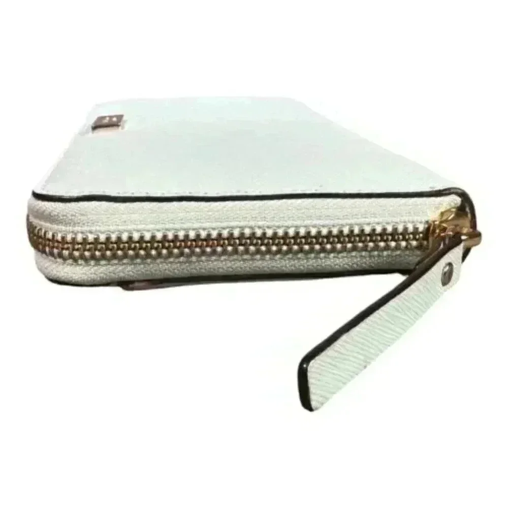 Kate Spade Morgan Saffiano Leather Zip Around Continental Wallet Teal Large